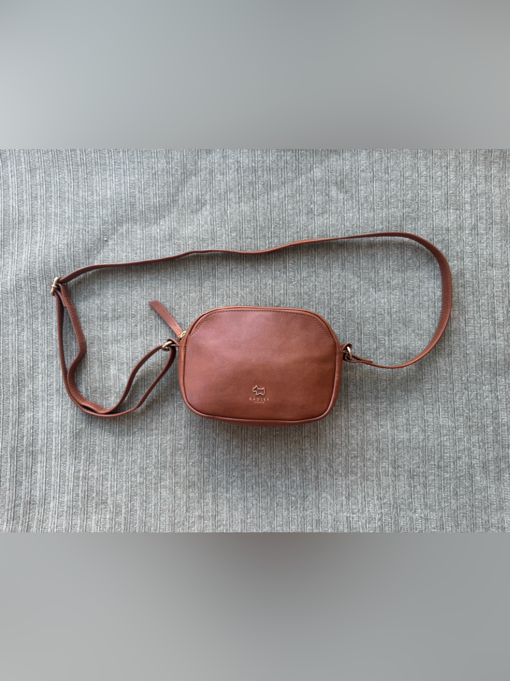 Radley London Leather Crossbody Bag in Brown